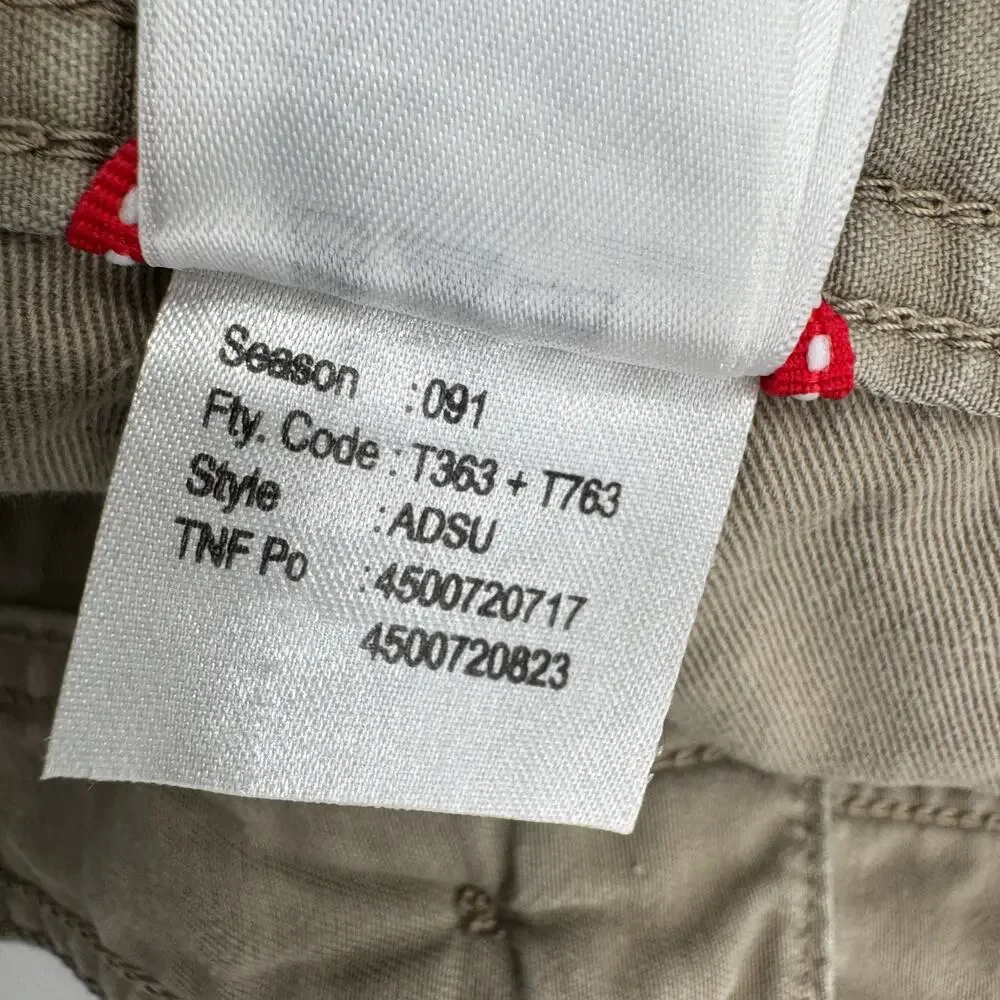 The North Face Cargo Pants Mens 34‎ (35x29 ACTUAL) Khaki Coastal Cotton Vintage